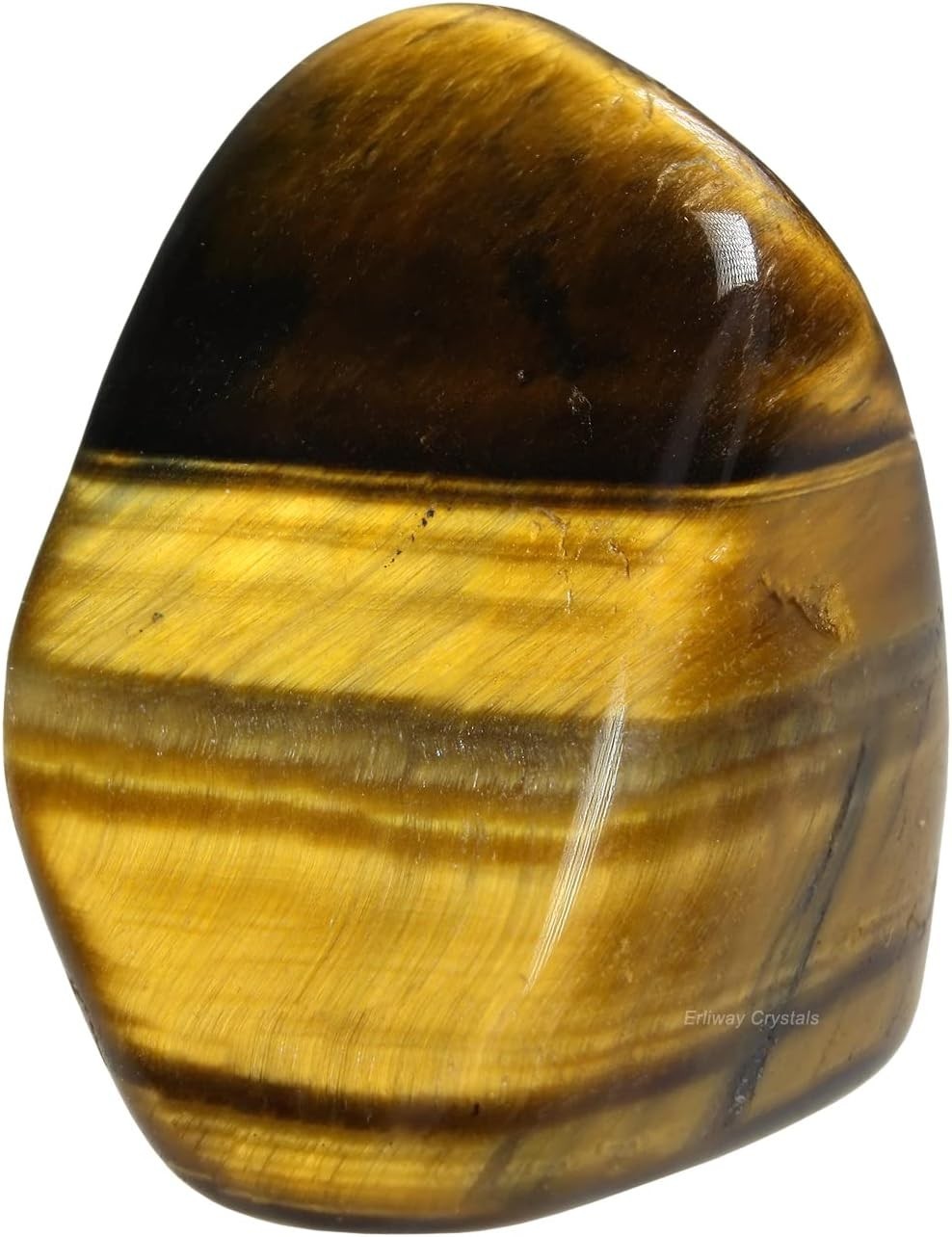 Tiger’s Eye Crystal Tumbled Healing Stones, 1.25-2.0″ | Natural Tumbled Polis…