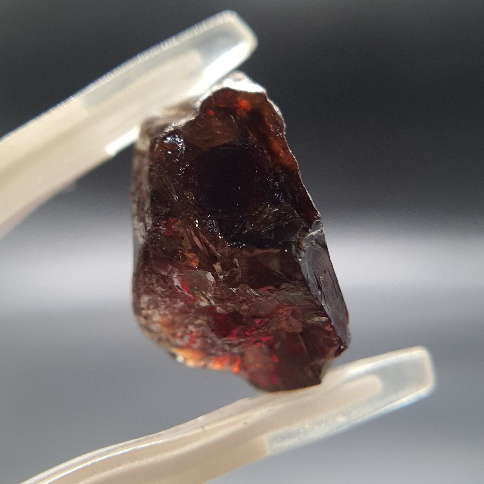 13.36Ct Natural Zircon Facet Grade Jacinth Cambodia Ratanakiri Crystal eye Clean