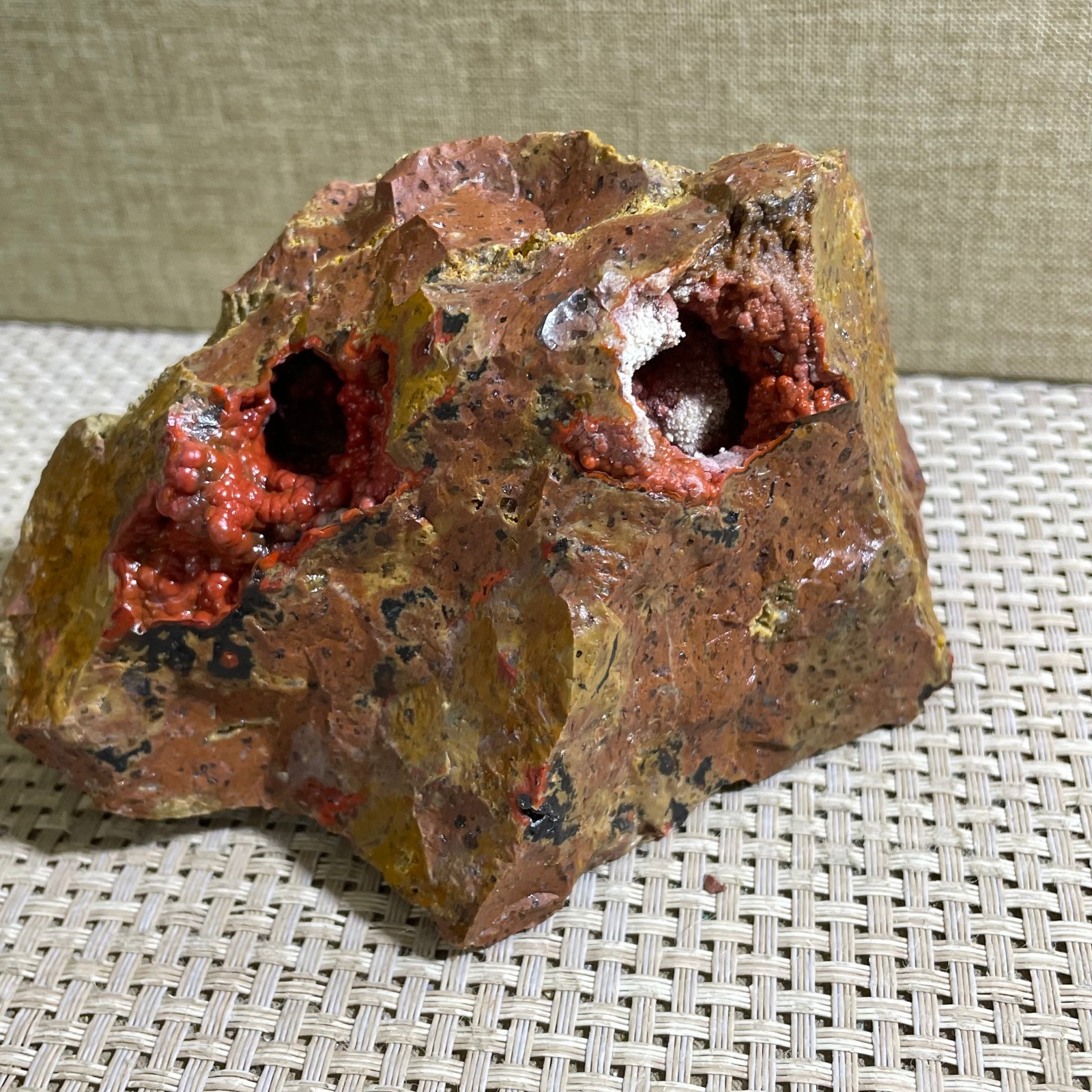 587g Raw Carnelian Stone Rough Red Gemstone Mineral Specimen