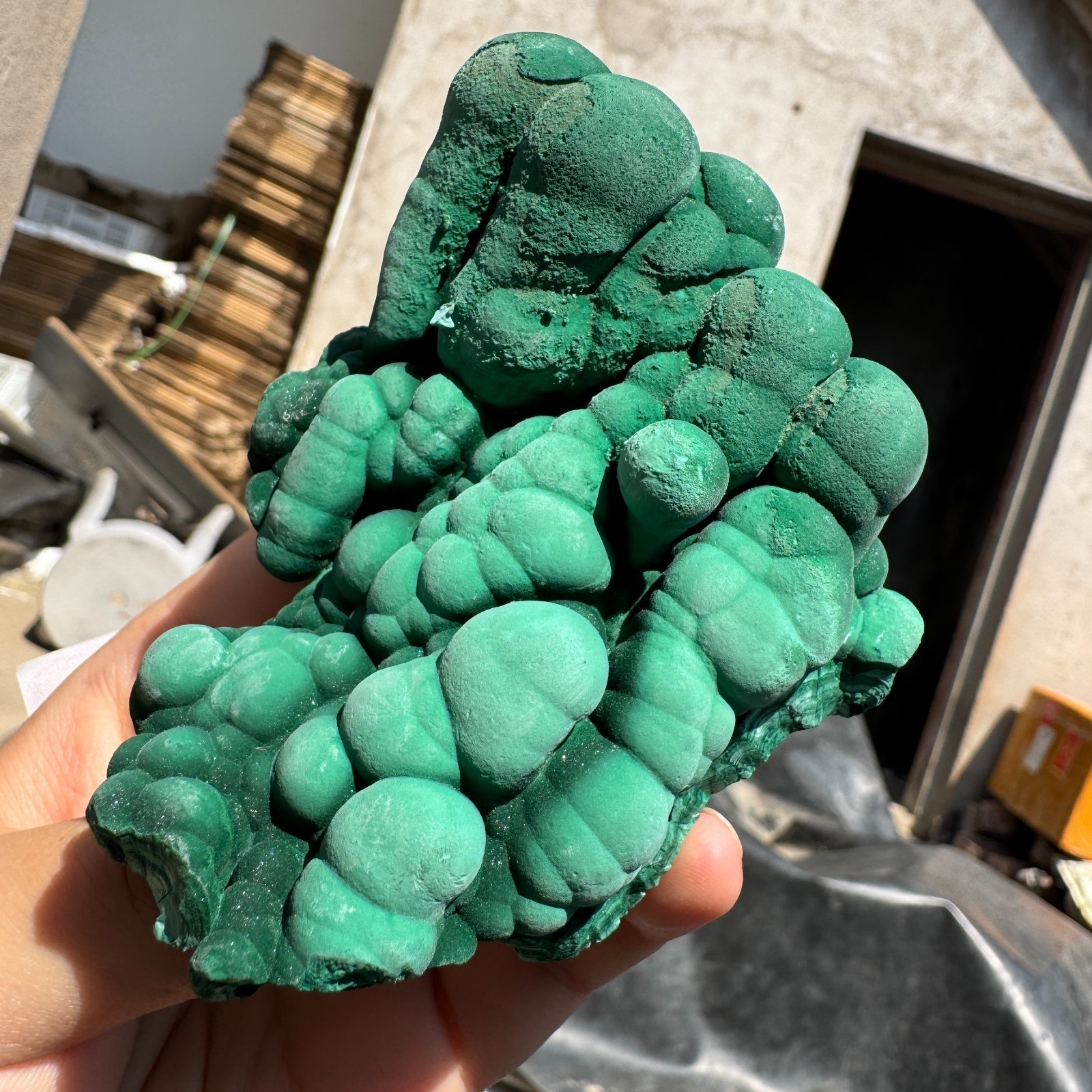 315G Natural Malachite crystal quartz Mineral Specimen Reiki congo