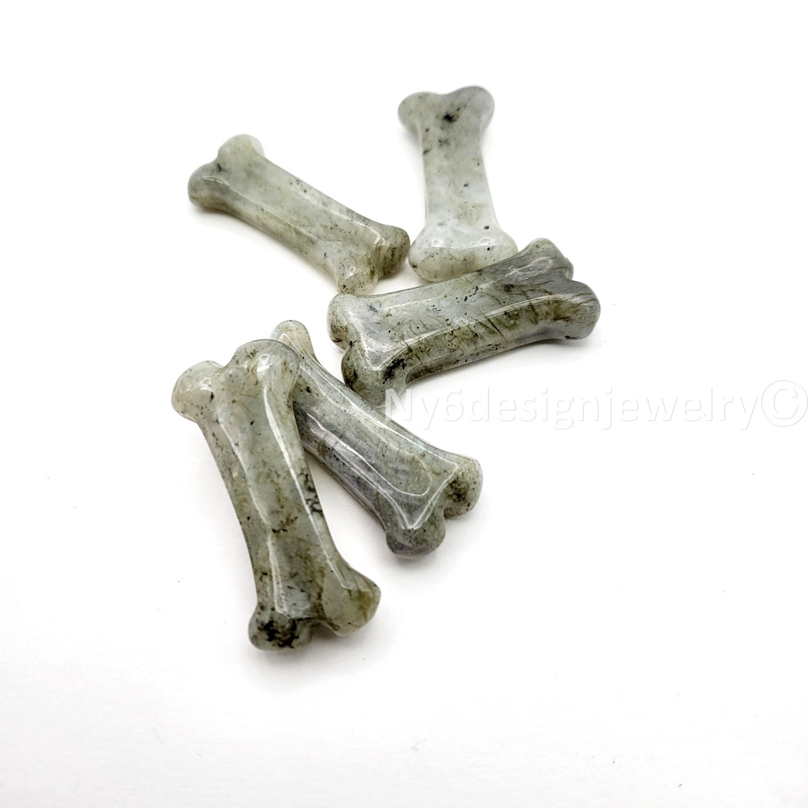 Bone shape Gemstone 32x15x8mm Natural Crystal Healing Stone 1pc Gemstone