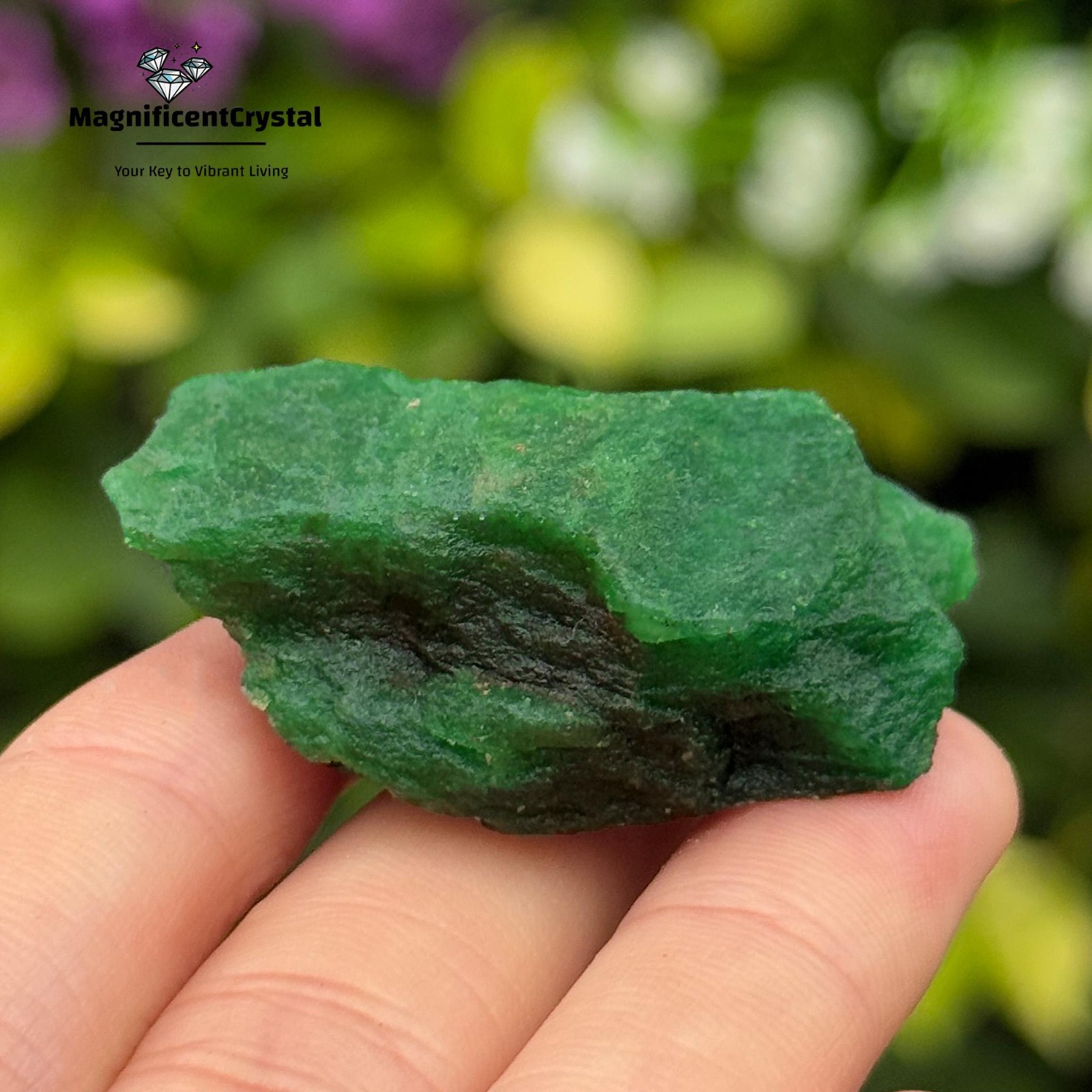 3PCS Genuine Raw Emerald Stone Heart Chakra Mineral Specimens May Birthstone