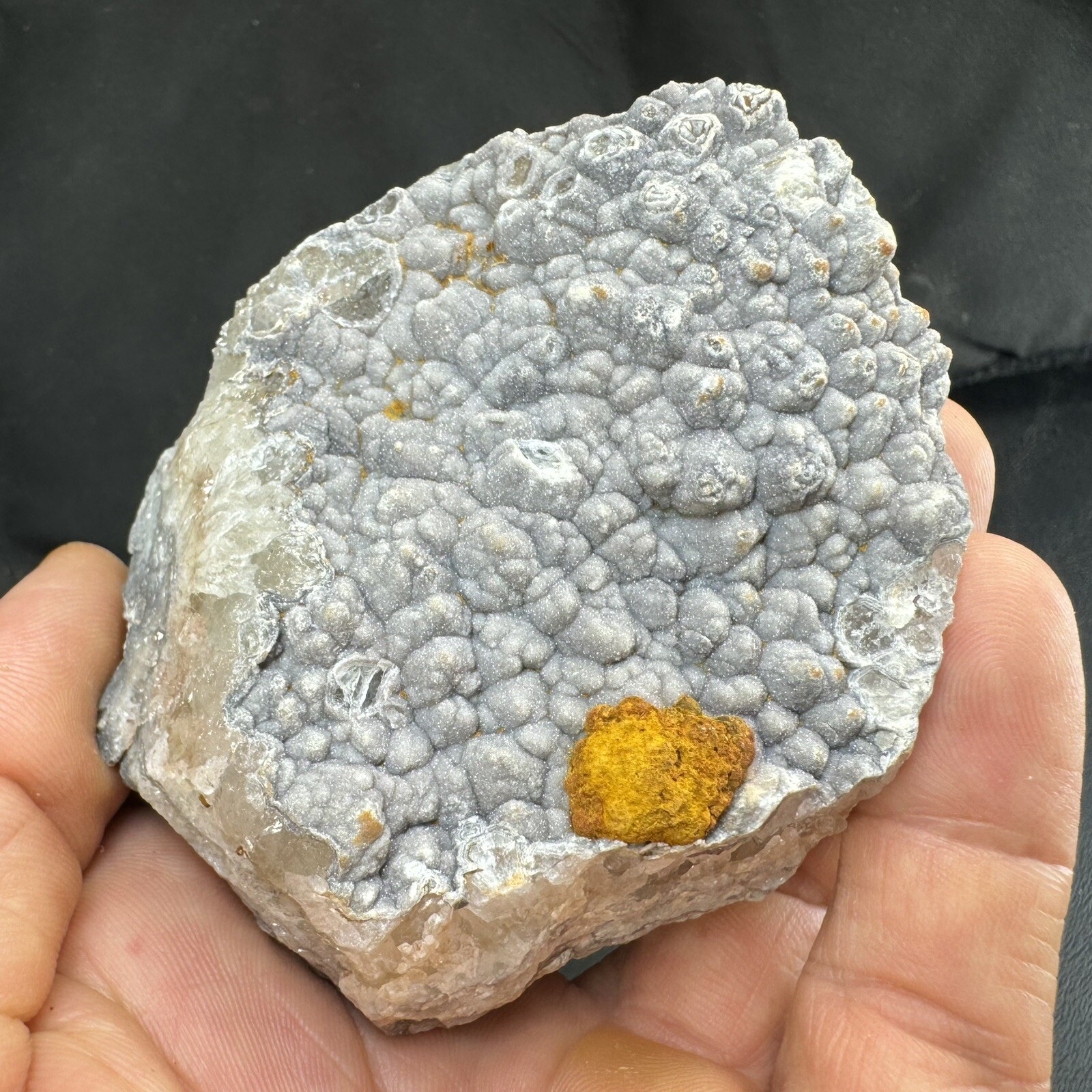 Lot of 5 Quartz Crystal Druse Clusters on Lace Agate | Missouri