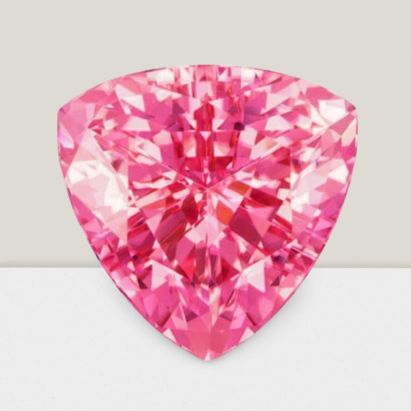 Pink Tourmaline Trillion Cut Gemstone 5.5 Cts – 12 mm Calibrated Loose Gem