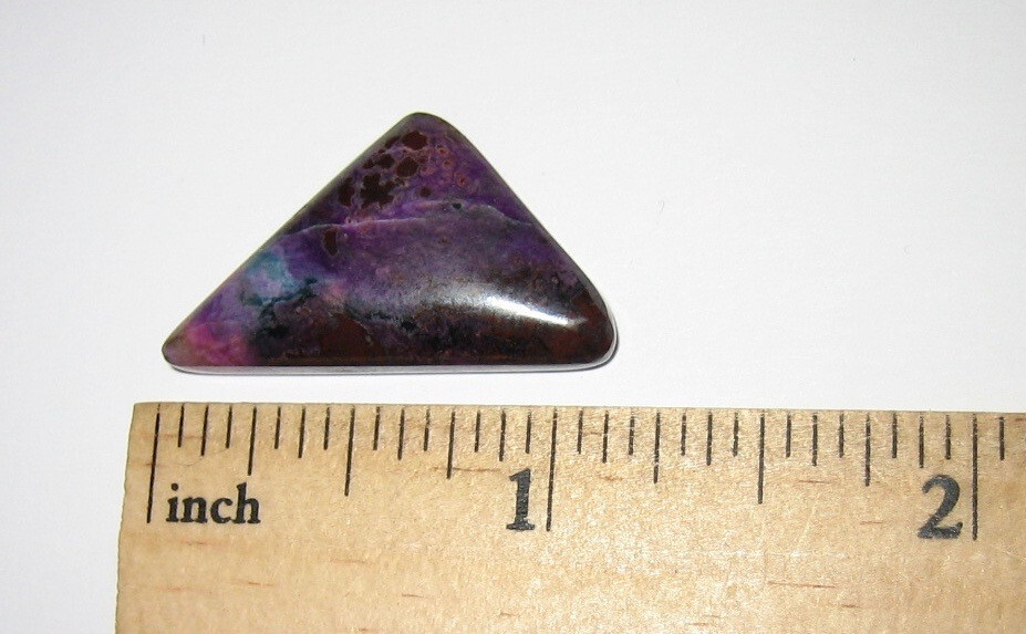 POLISHED 29mm x 17mm SUGILITE BUSTAMITE RICHTERITE CABOCHON SO. AFRICA 3.7g *A5