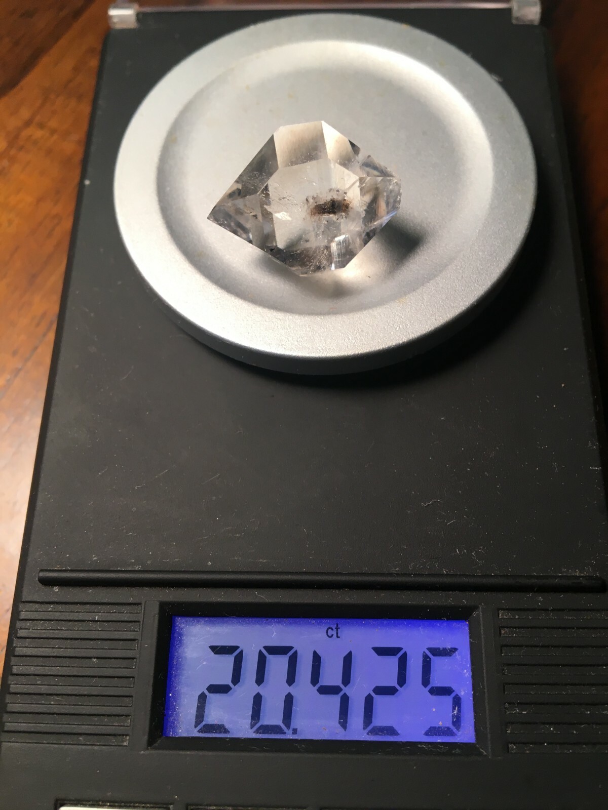 Herkimer NY diamond MEDIUM 20.42 ct 20mm X 17mm Collectors grade! AA