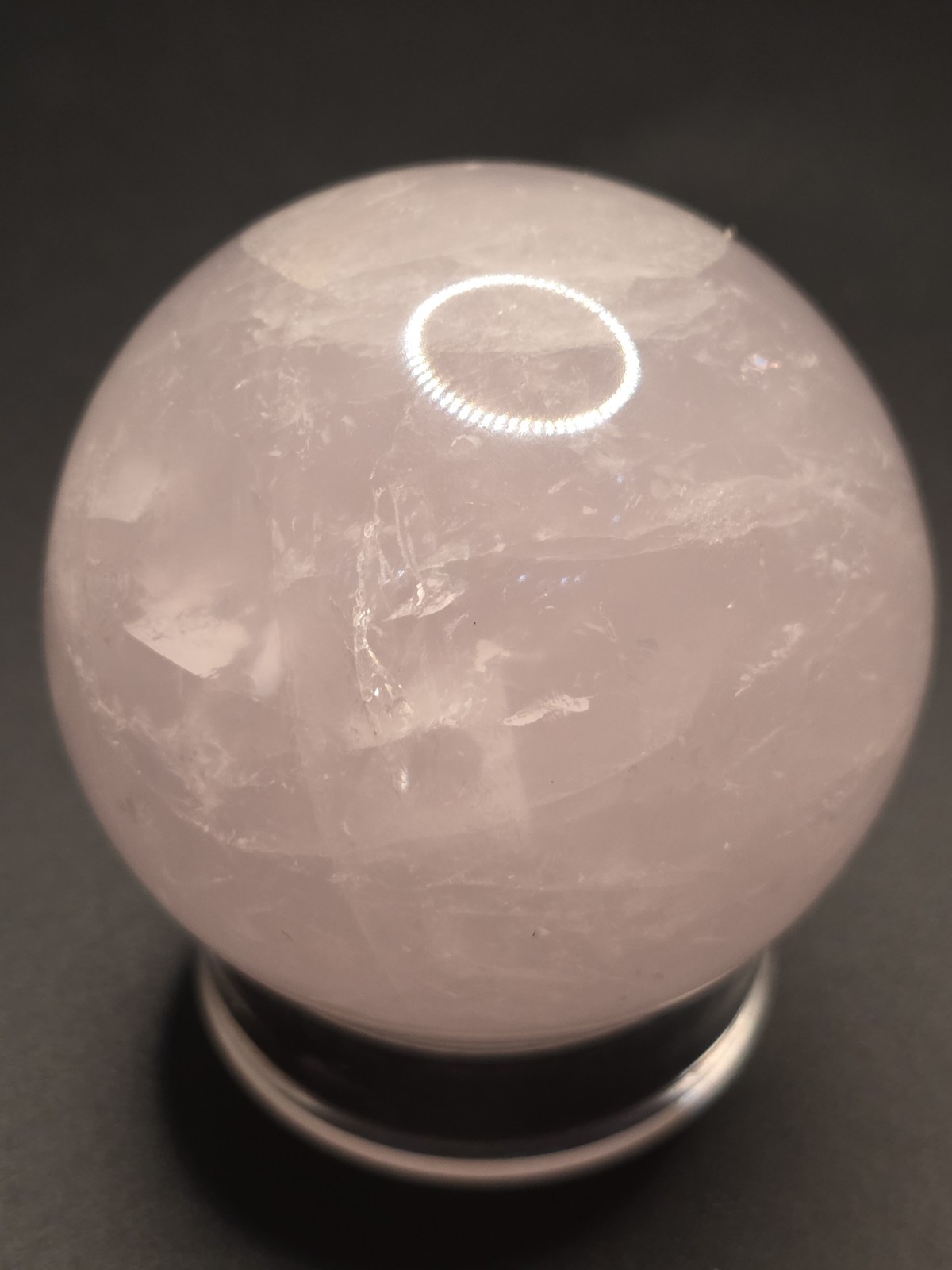 Light Purple Rose Quartz Sphere 59.7mm