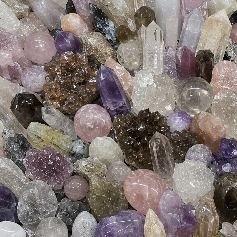 10 LB Quartz Variety Mixed Lot – No Selection