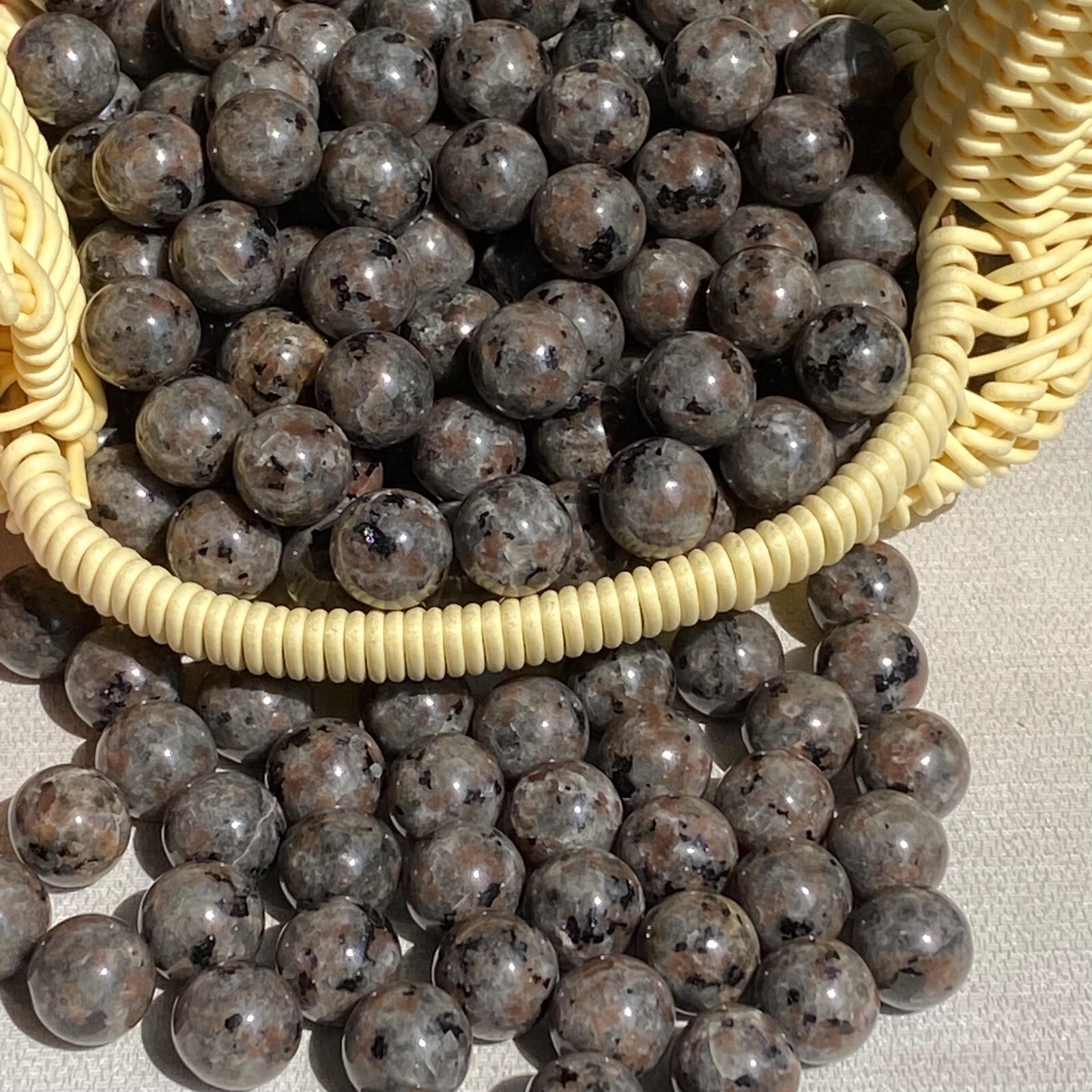 10pcs Natural Yooperite Ball Quartz Crystal Sphere 15mm+ Polishing Healing