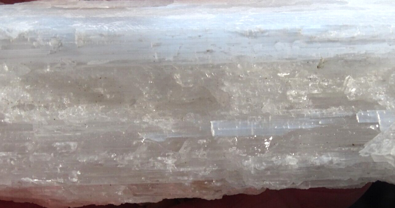 NATURAL SELENITE PIECE – 13.5 x 4.5 x 2 cms 173 gms – Selene moon goddess