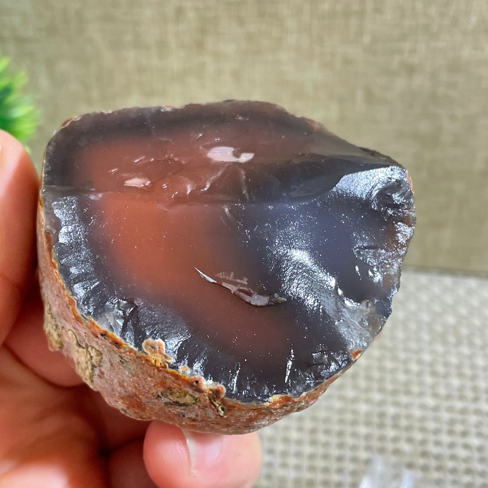 129g Raw Carnelian Stone Rough Red Gemstone Mineral Specimen