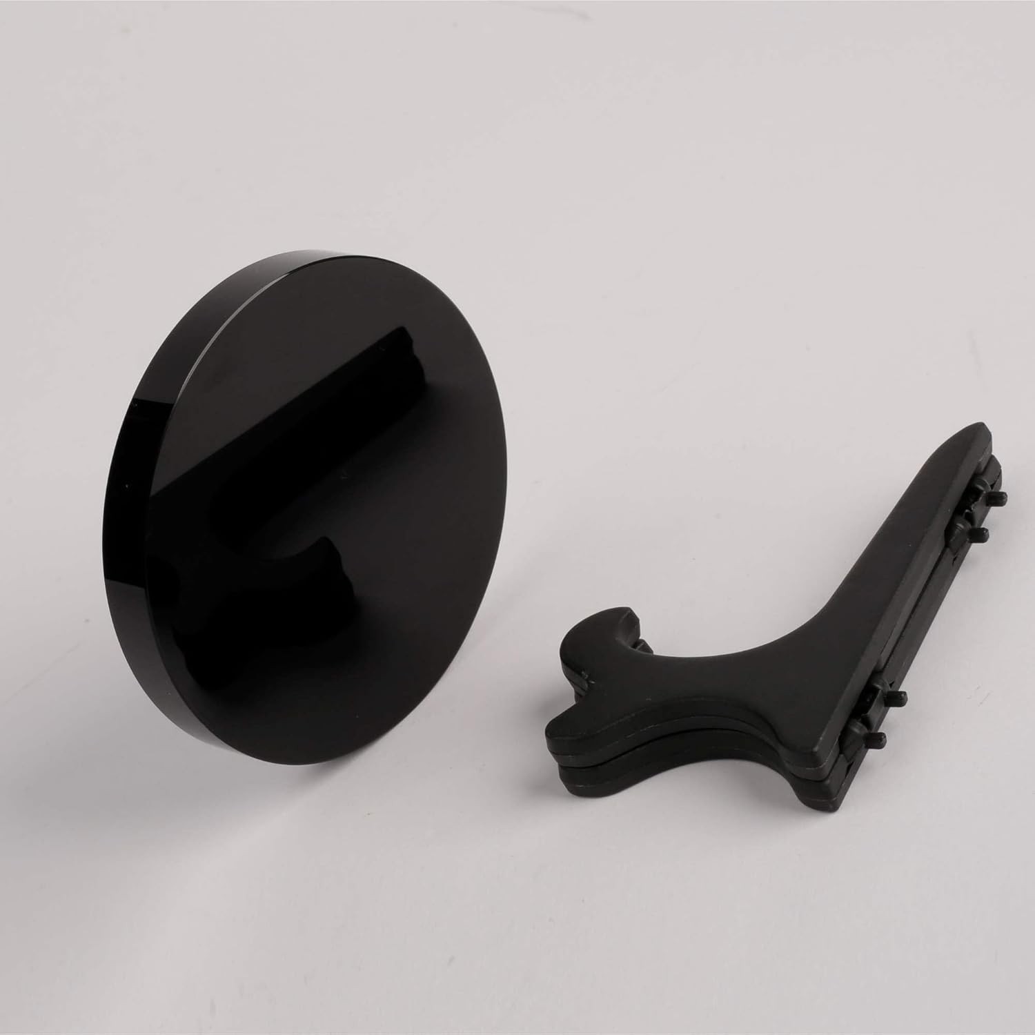 Black Obsidian Scrying Mirror 3.15 in (80 mm) Natural Obsidiana Negra Crystal Di