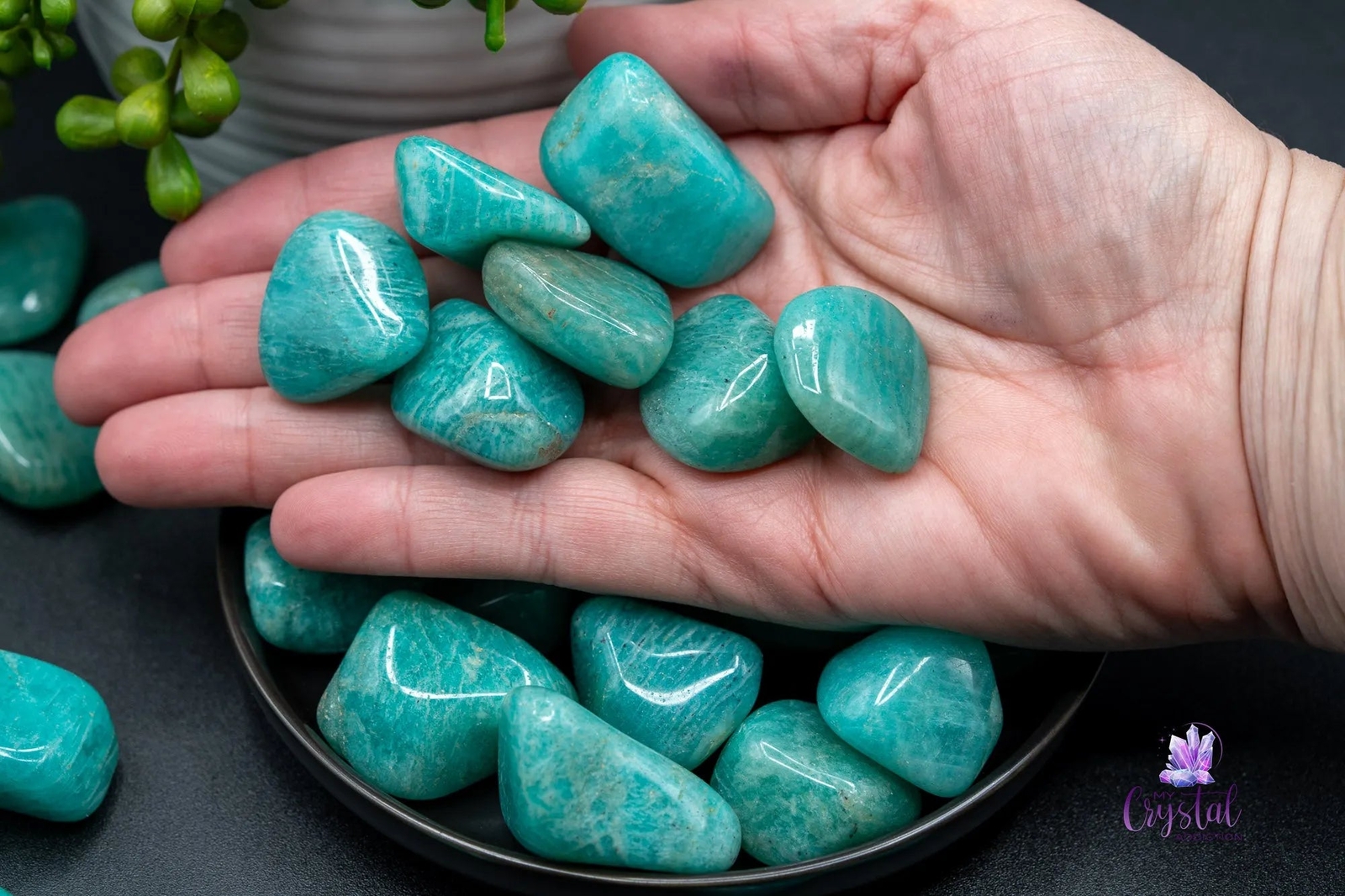 Amazonite Tumble from Mozambique