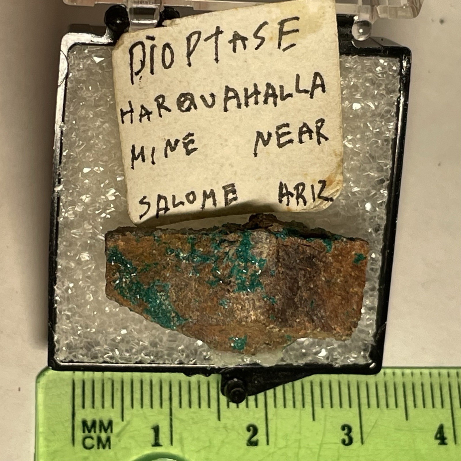 Dioptase Crystal Druzy Harquahala Mine ARIZONA USA