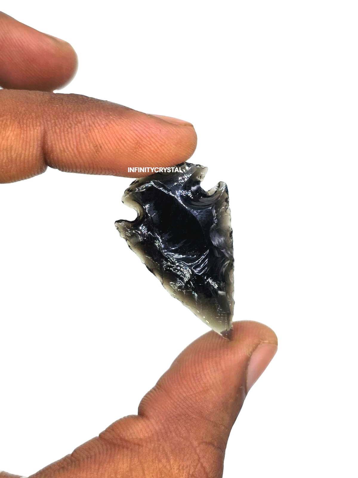 Bulk Obsidian Arrowhead 1–1.5” Natural Volcanic Stone Points Boho Jewelry Making