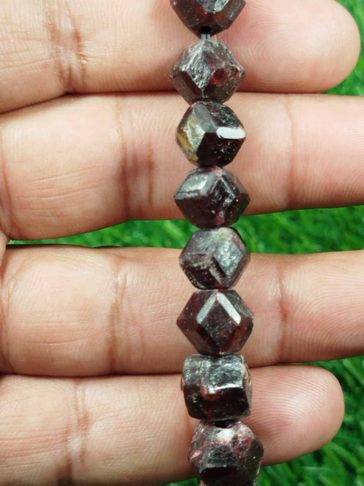 44 Grams Almandine Garnet Stackable Bracelet From Skardu Pakistan