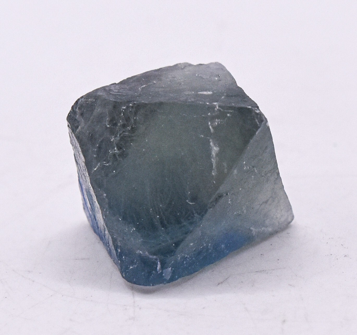 23mm Fluorite Octahedron Cubic Rough Natural Gemstone Crystal Mineral Raw China