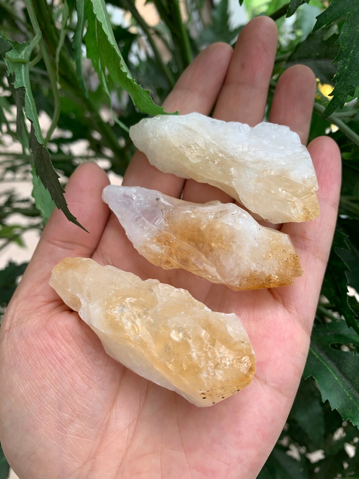 Large Citrine Rough Point, 2-3 Inches Rough Citrine Natural, Wholesale Bulk Lot