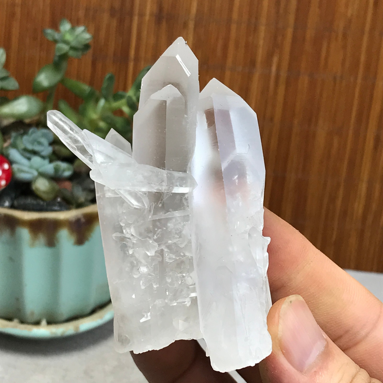 78-47-27mm Natural crystal clusters pretty Quartz Mineral Specimen 110g A6989