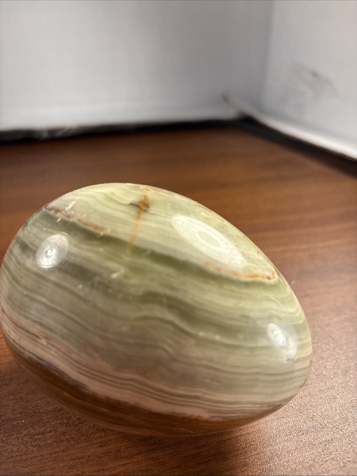 Marble Onyx Polished Stone Eggs -Vintage Colors Varies