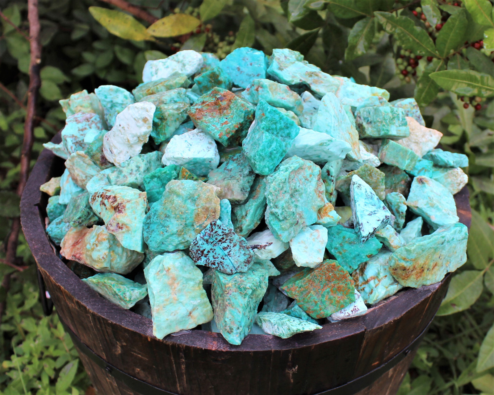 Rough Turquoise Stones LARGE 2-3″ (Raw Natural Turquoise, Peru)