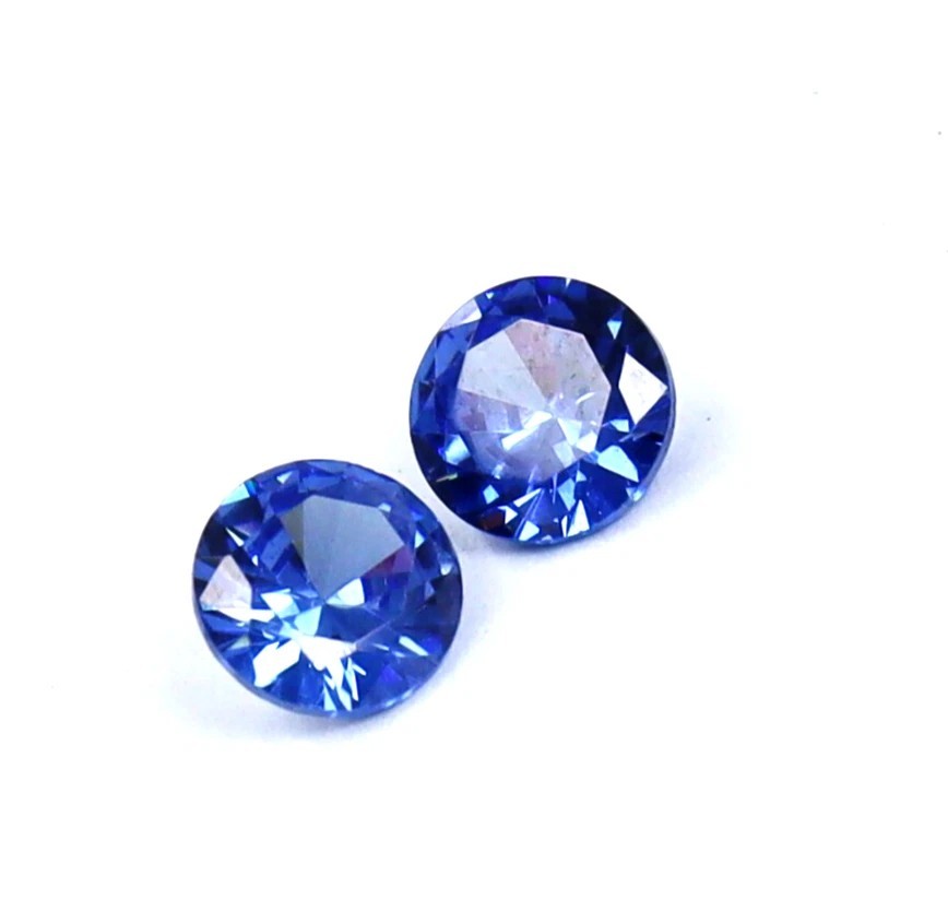 Pear, AAA+ Natural Blue Sapphire Round Cut 1.80 Ct Certified Loose Gemstone