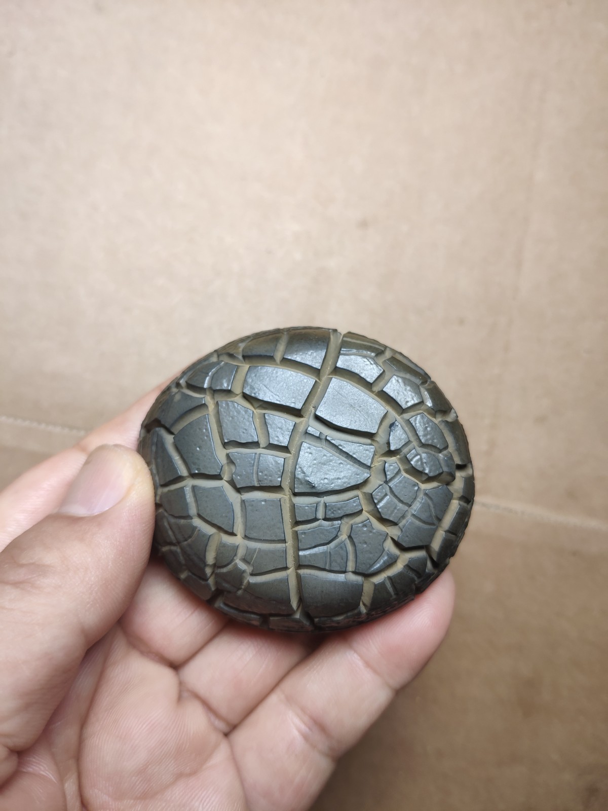 136g beautiful Natural tortoise back pattern stone Landscape stone