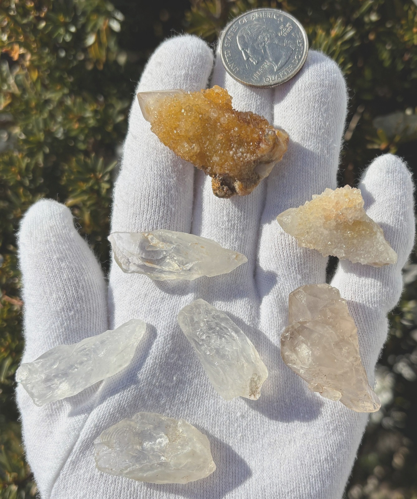 USA SALE 66g LOT AZEZTULITE/SPIRIT QUARTZ/GOLDEN HEALER SPIRIT/ELESTIAL/FAIRY