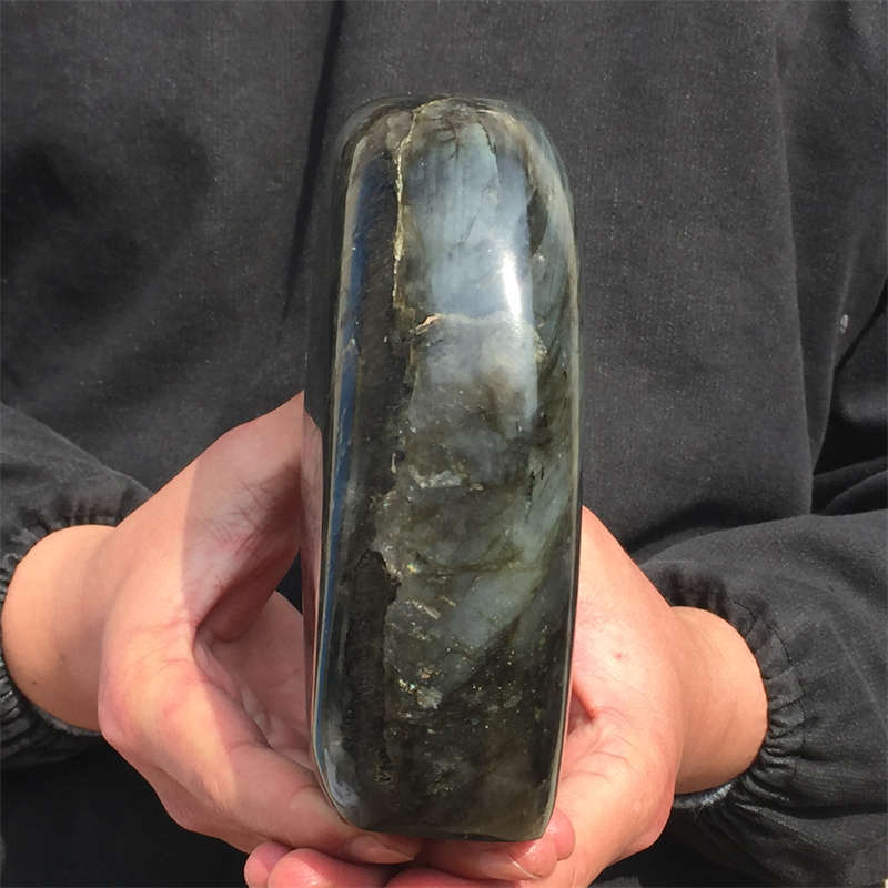 1.69kg Natural Labradorite Quartz Crystal Spectrolite Mineral Reiki healing