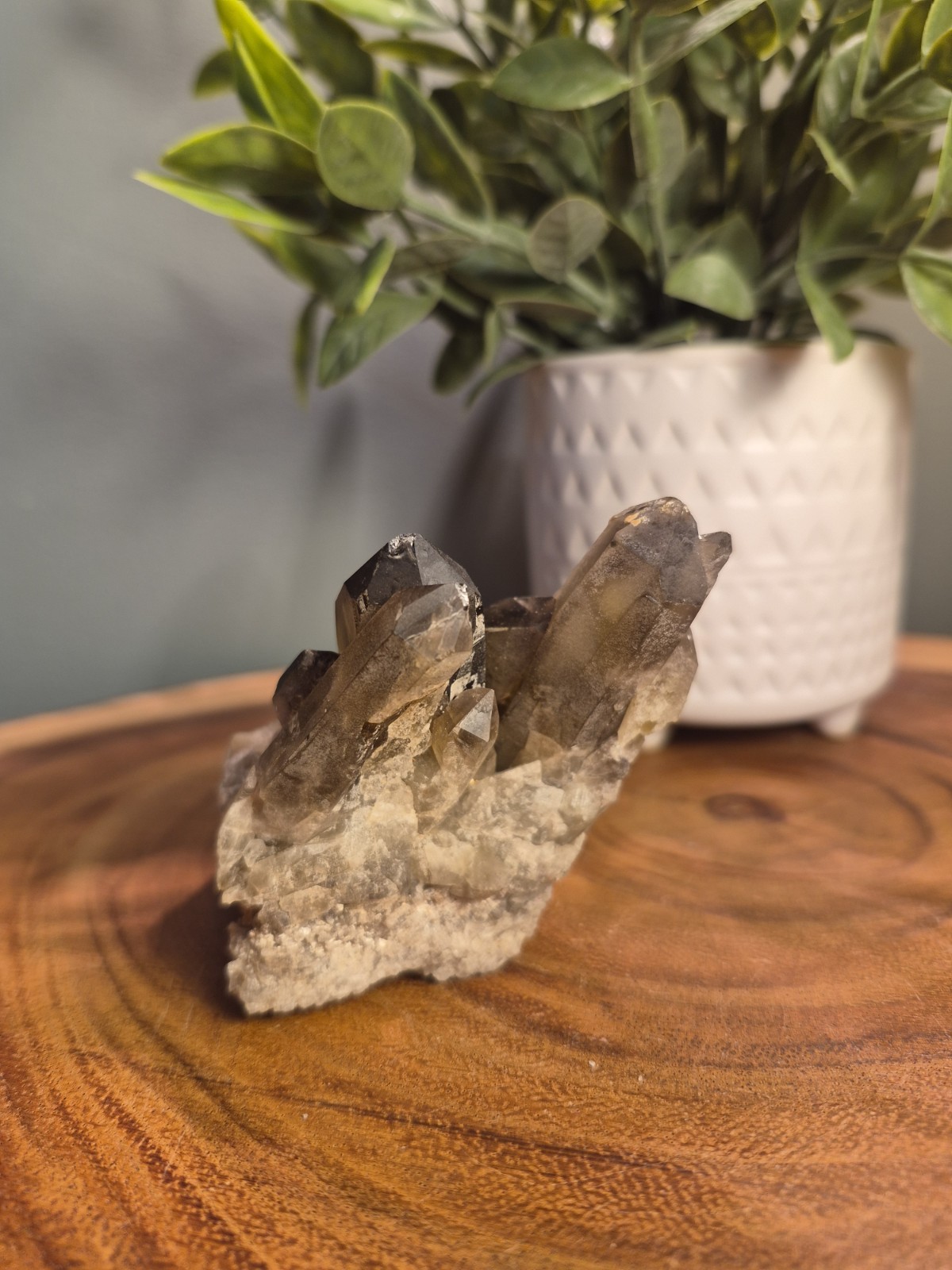 Raw Smokey Quartz Cluster