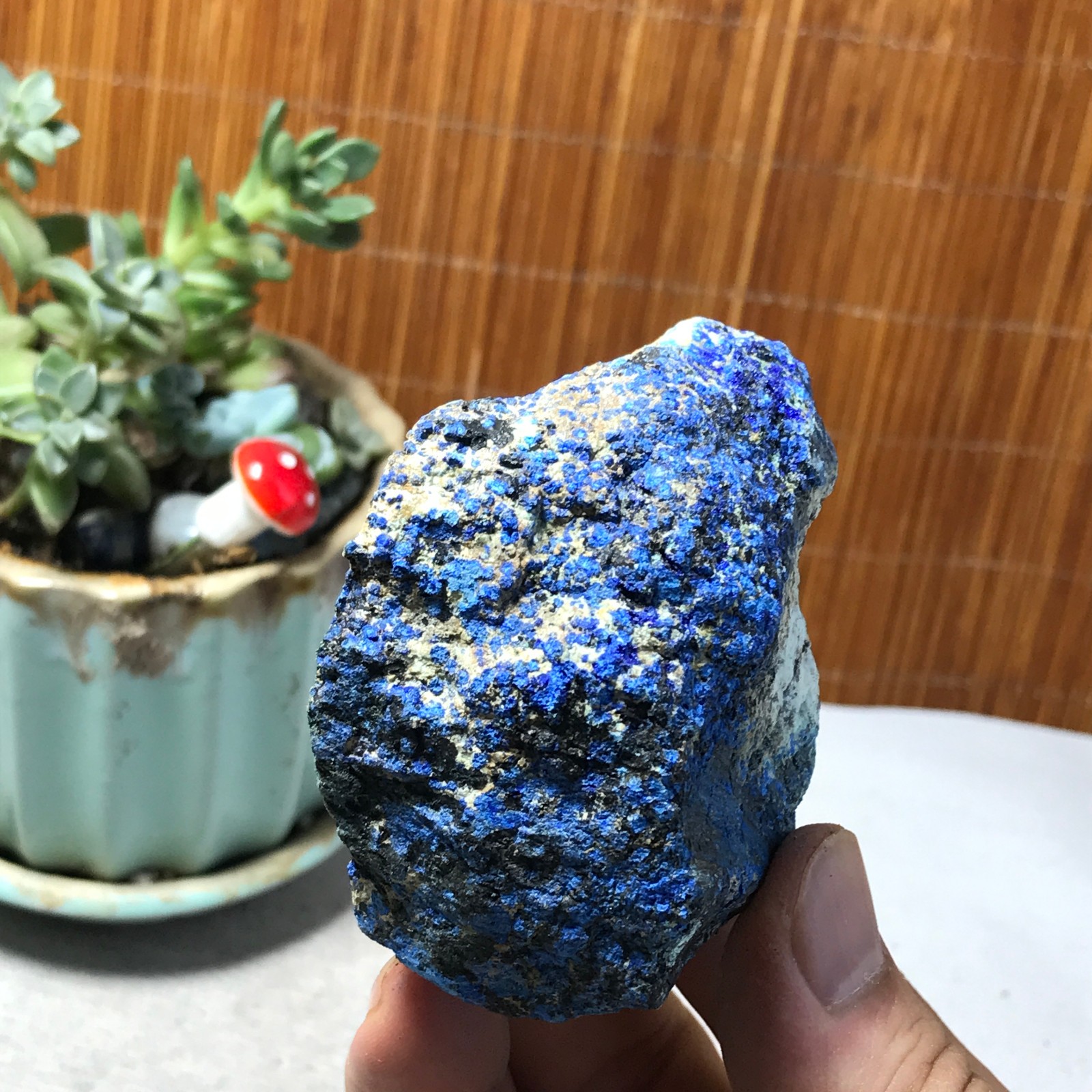 168g Natural Azurite/Malachite gemstone Rough original Crystal Specimen A6543