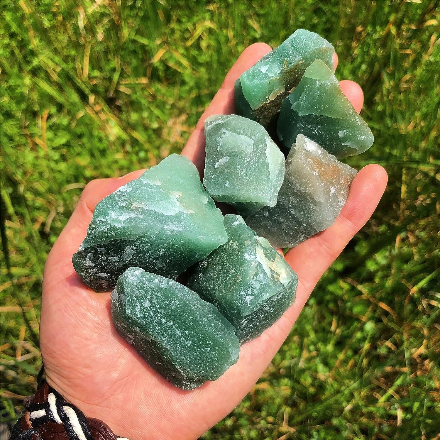 Raw Rough Green Aventurine Large Chunks Healing Reiki Crystal Mineral Rocks Gift