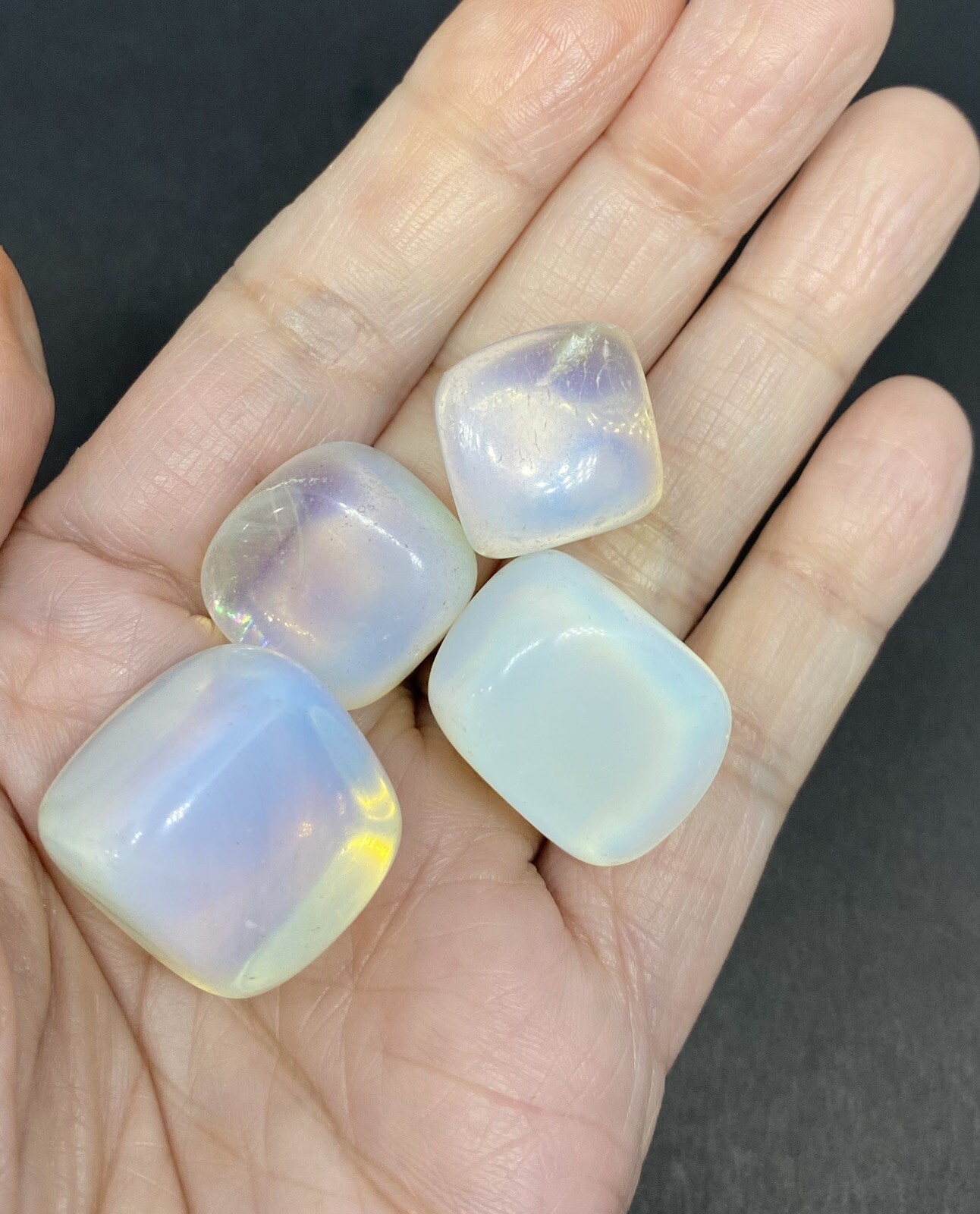 Opalite Genuine Stones 4pcs 47g Total
