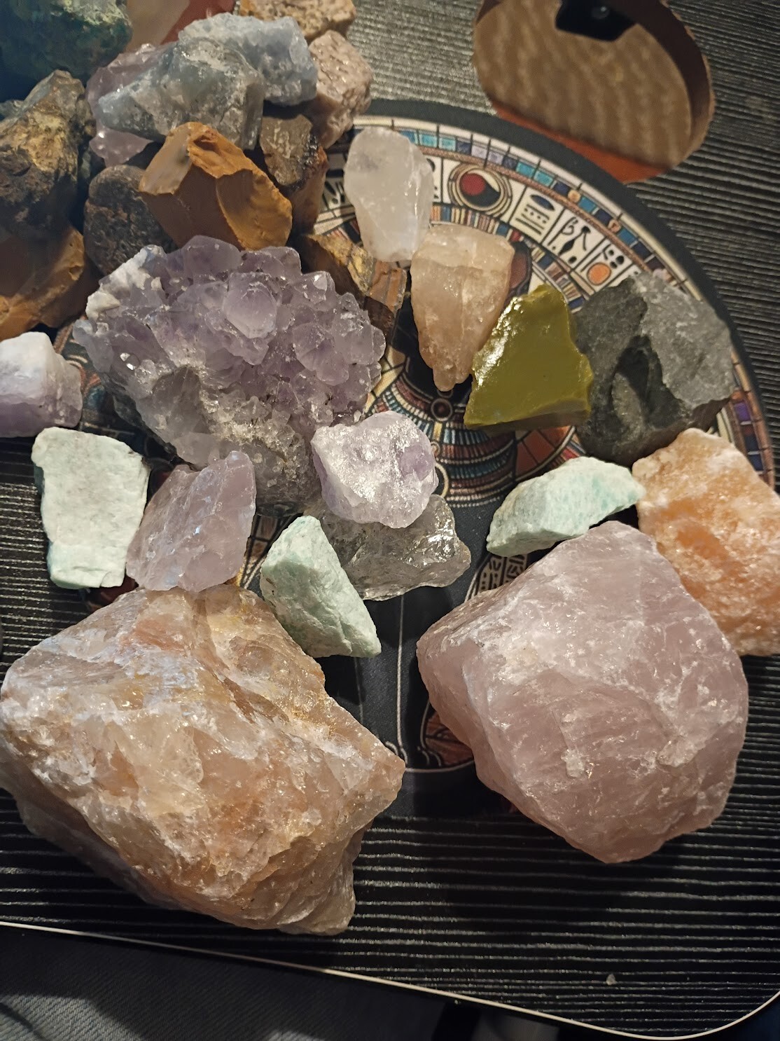 ~ Random Crystals Lot, Assorted Mixed Gemstones, Bulk Rough Stones 1-2 or 3 Lbs