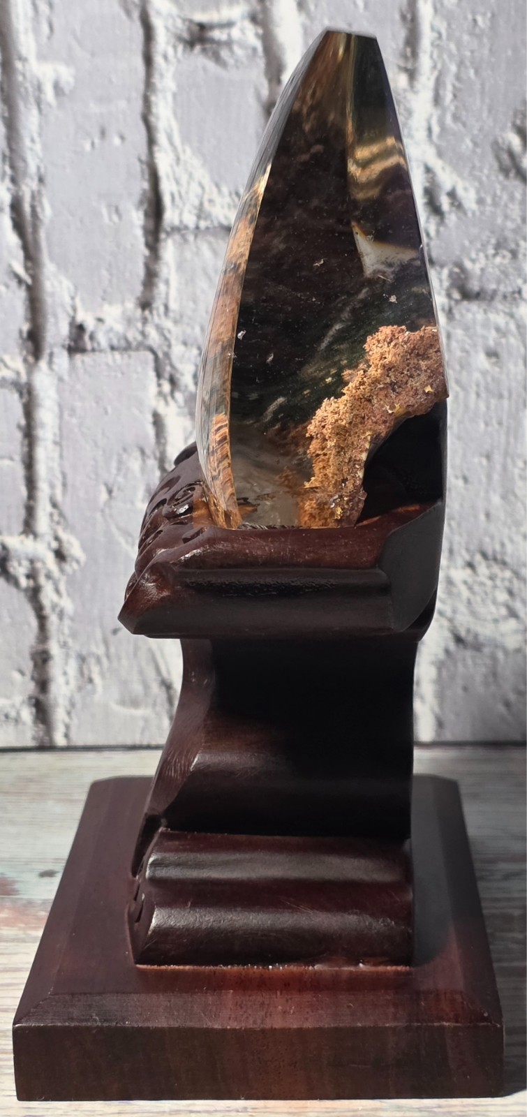 Museum Grade 4 Seasons Garden Quartz Crystal Freeform Rainbow Landscape Display