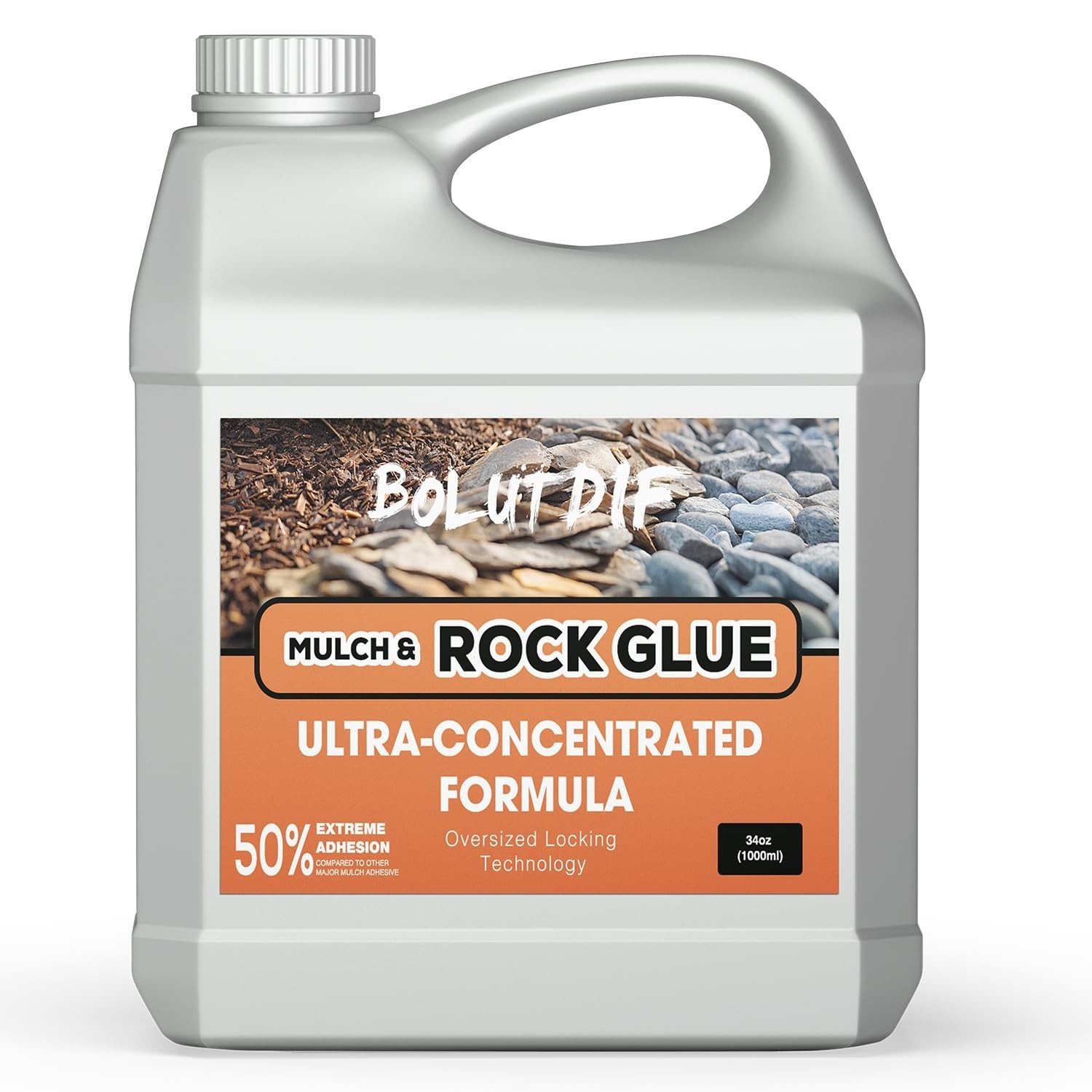 Landscaping Mulch Glue 34OZ Rock Glue for Stabilizing Mulch Garden Paths NEW