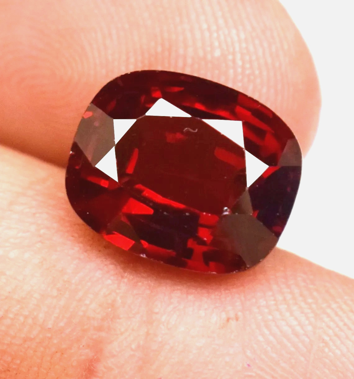 11.45 Ct GGI Certified Natural Oval Cut Red Ruby Loose Gemstone BURMA
