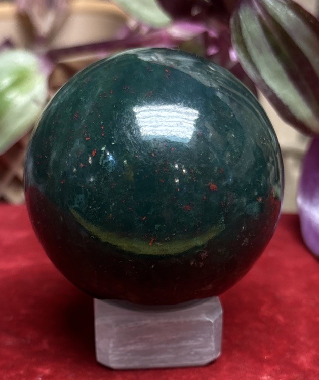 Fancy Jasper Sphere, The Supreme Nurturer Stone, Jasper 200 Grams 2”