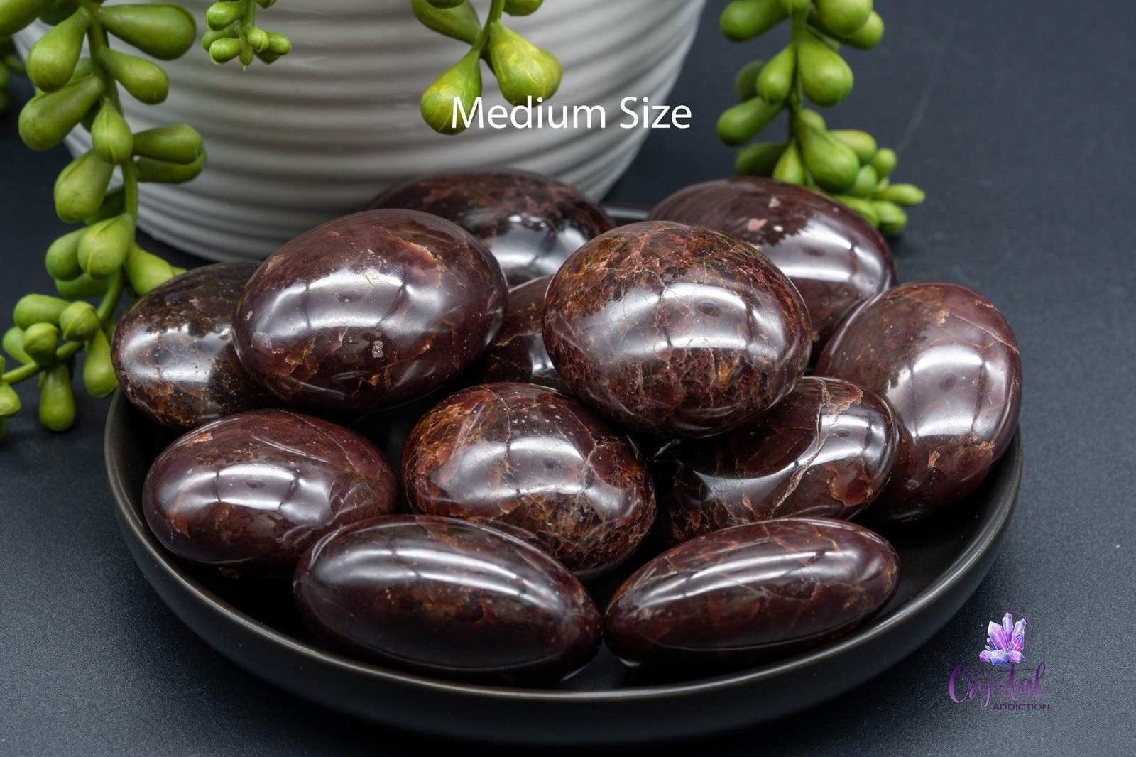 Red Star Garnet Palmstone
