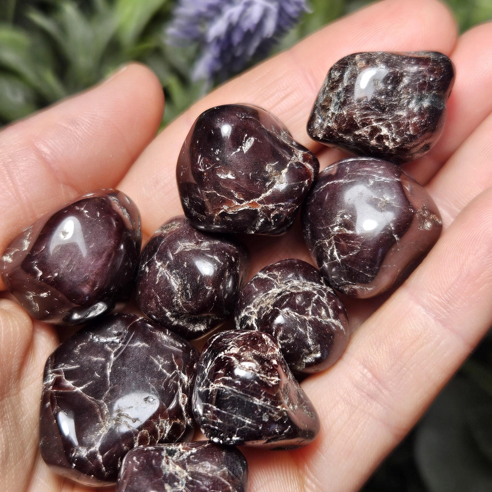 Blood Red Garnet Crystal