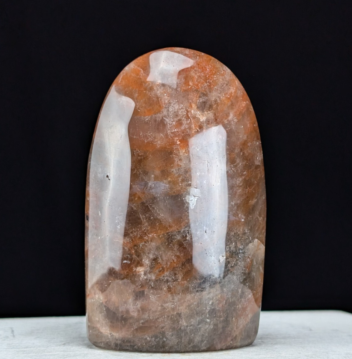 Red Fire Quartz Freeform Ornament Crystal Chakra Gemstone Free Form