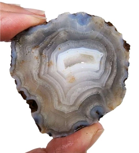 Agate Faced Nodule Mexico 75.1 grams.