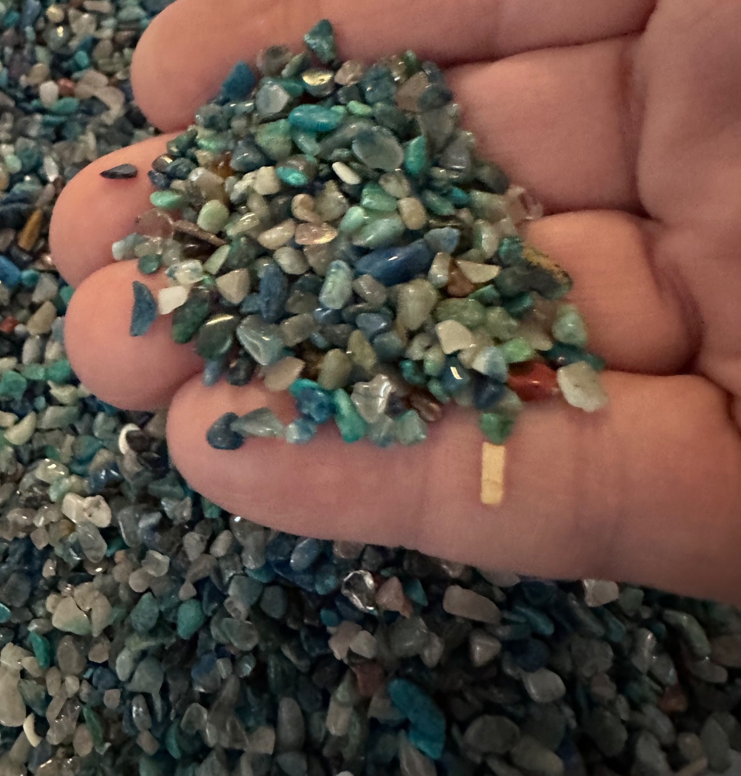 8oz Chrysocolla Chips Bits 3-5mm Tiny Healing Crystals Wisdom Earth Attunement