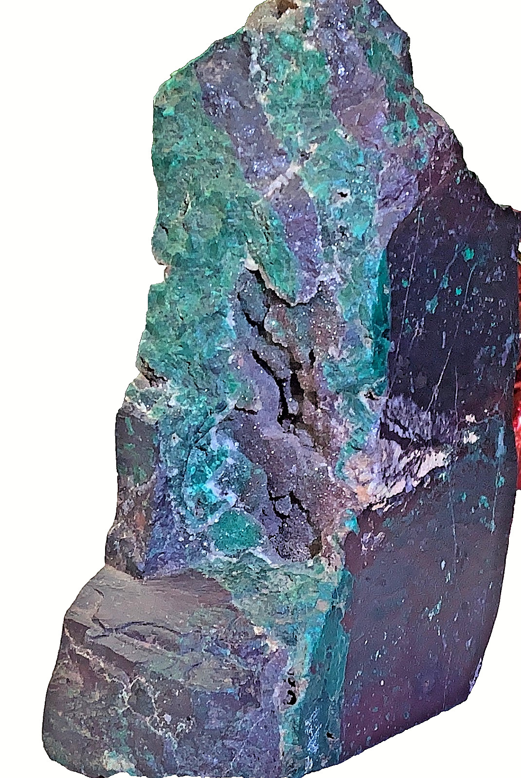 6.5lbs Globe/Miami AZ Old Stock Specimen – Druzy Quartz Malachite on Cuprite.