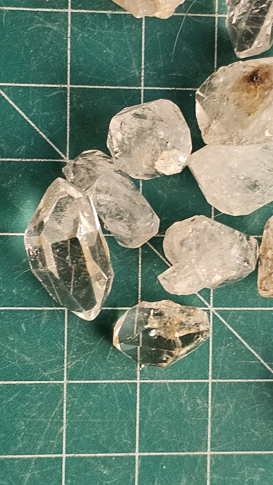 Large Lot Herkimer Diamond Quartz Double Terminated And Imperial Topaz