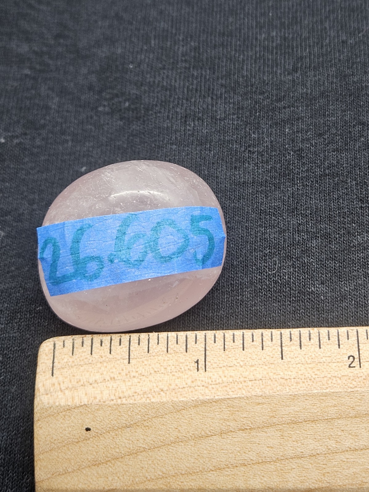 Genuine Madagascar Rose Quartz – Smooth Tumbled Worry Stone – Love & Calm