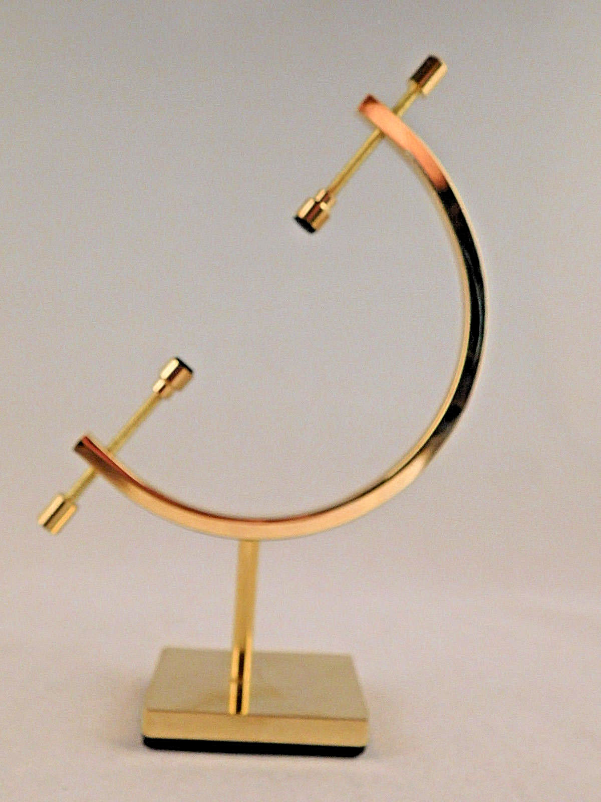 Display Stand Caliper Type Adjustable Large Size Brass/Gold Color