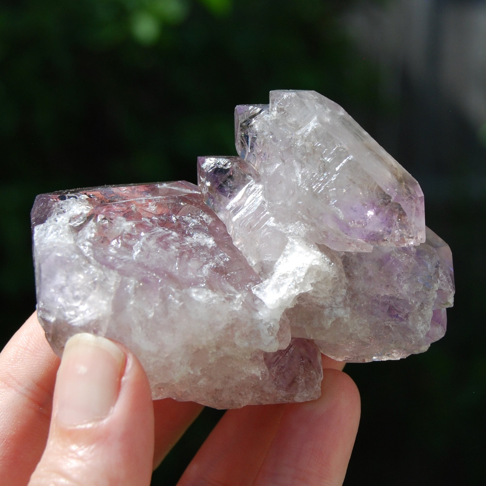 3in 152g DT ET Elestial Window Amethyst Quartz Crystal Cathedral, Mali wa8