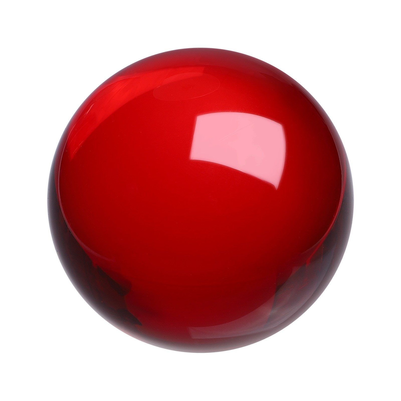 Round Crystal Sphere 60mm 2.4″ Decorative Sphere Crystal Ball Red