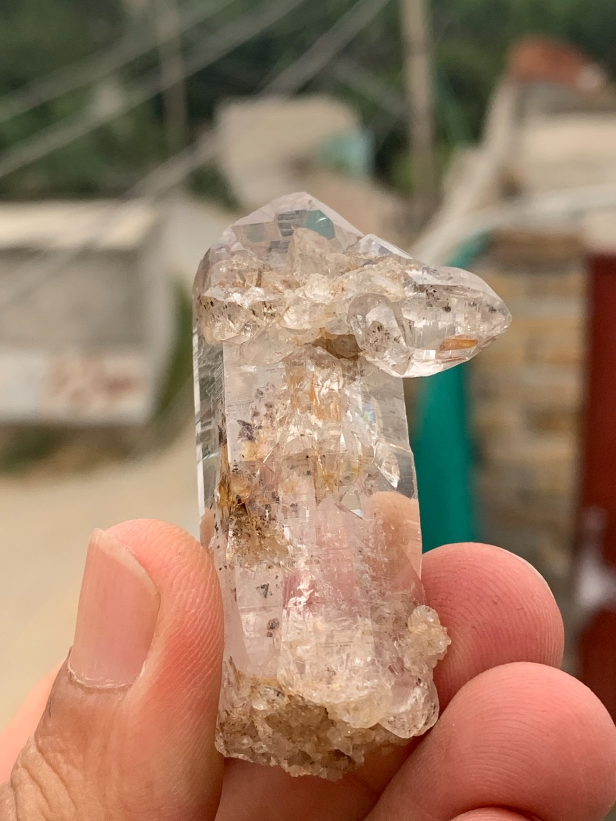 35 grams AAA Grade Garden Quartz (Lodolite) Point – Thousand Layers Formation